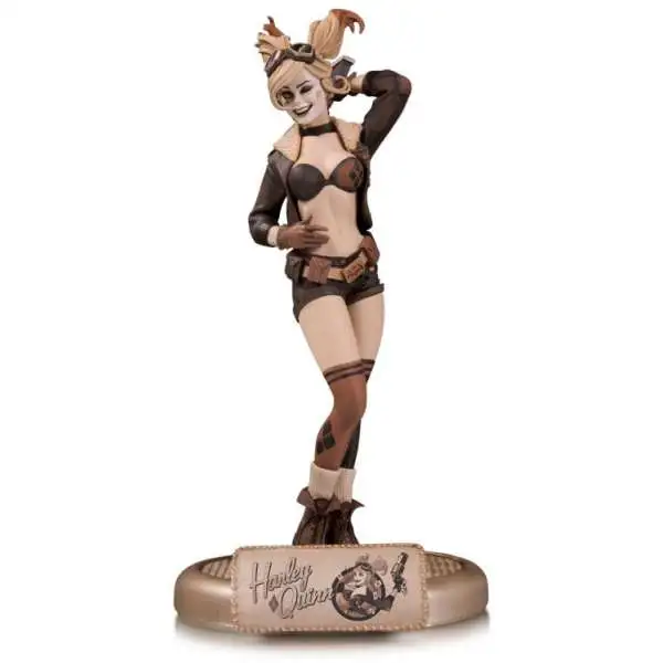 DC Bombshells Harley Quinn 10.7-Inch Statue [Sepia Tone Version]