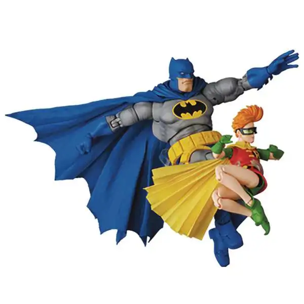 DC The Dark Knight Returns MAFEX Batman & Robin Action Figure 2-Pack [Blue Version]