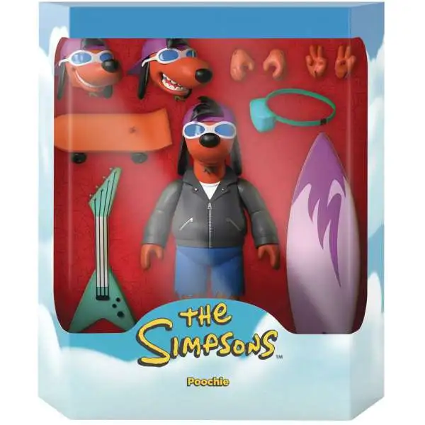 The Simpsons Ultimates Wave 1 Poochie Action Figure