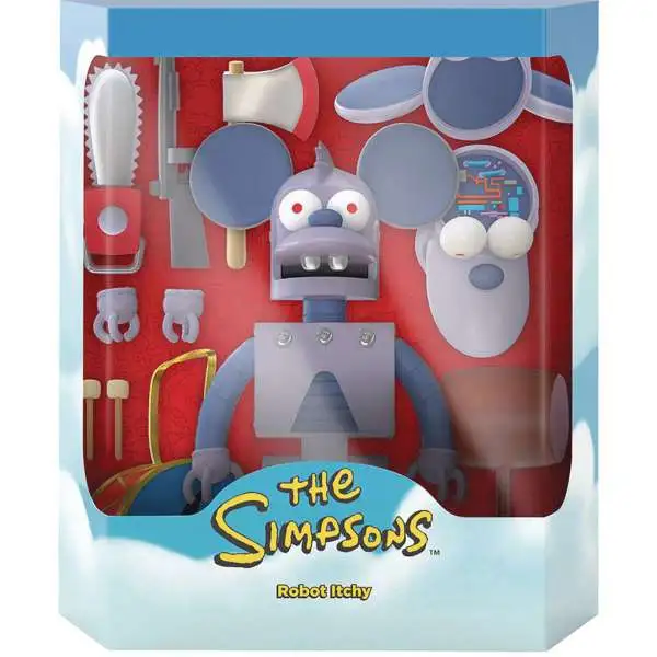 The Simpsons Ultimates Wave 1 Robot Itchy Action Figure