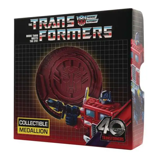 Transformers Autobot Metal Medallion [40th Anniversary]