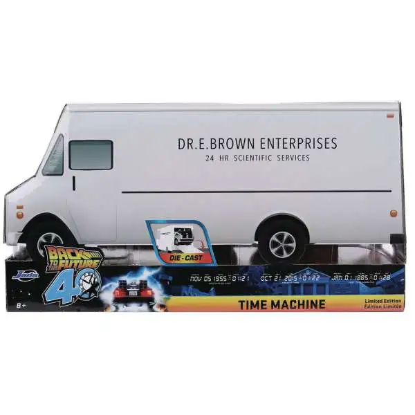 Back to the Future Hollywood Rides Time Machine Diecast Vehicle [40th Anniversary]