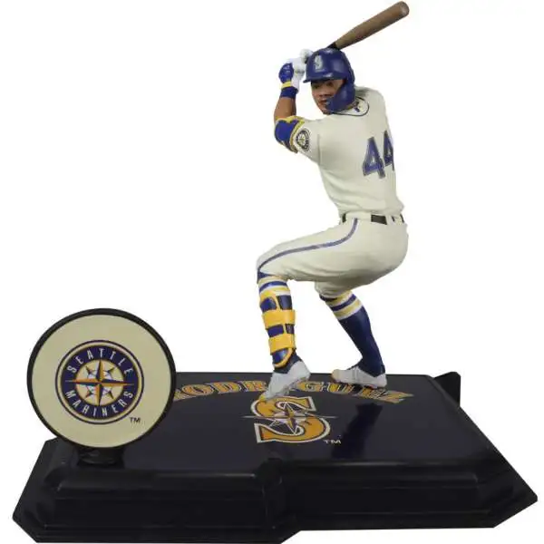 McFarlane Toys MLB Seattle Mariners Sports Baseball Julio Rodriguez 7-Inch Posed Figure [White Uniform, Chase Version]