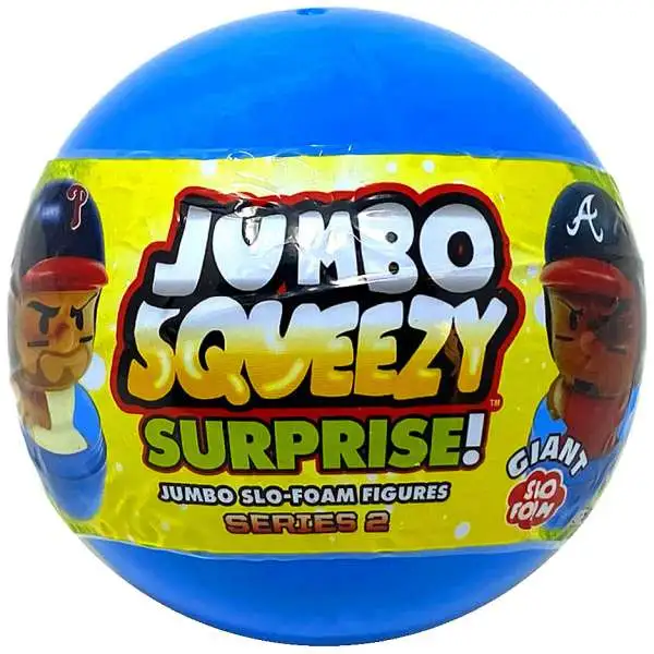 MLB JUMBO Squeezy Surprise! Baseball Series 2 Mystery Pack [1 RANDOM 5" Slo Foam Figure]