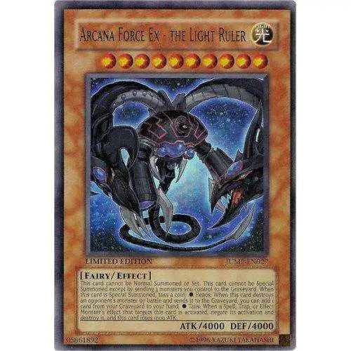 YuGiOh Shonen Jump Ultra Rare Arcana Force EX - The Light Ruler JUMP-EN027