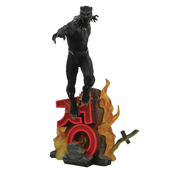 Marvel Back Panther Premier Collection Black Panther 12-Inch Collectible Resin Statue [Movie Version]