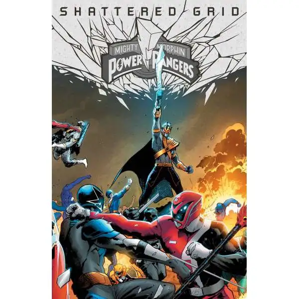 Boom Studios Mighty Morphin Power Rangers #1 Shattered Grid Comic Book [Holofoil Hairsine Variant Cover]