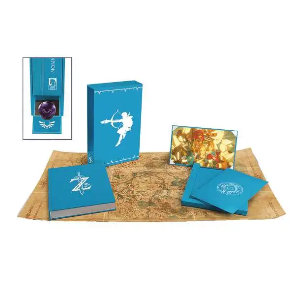 The Legend of Zelda Breath of the Wild Creating a Champion Hardcover Book [Hero's Edition]