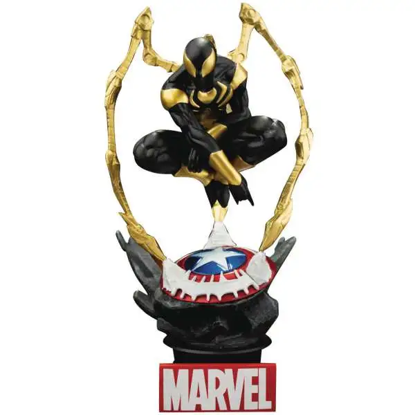 Marvel Avengers Infinity War D-Select Iron Spider-Man Exclusive 6-Inch Statue DS-015SP [Black Version]