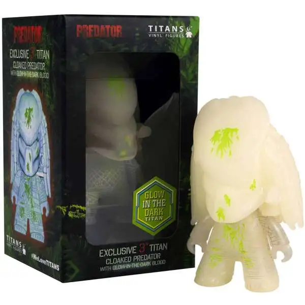 Titans Cloaked Predator 3-Inch Vinyl Mini Figure [Glow in the Dark]