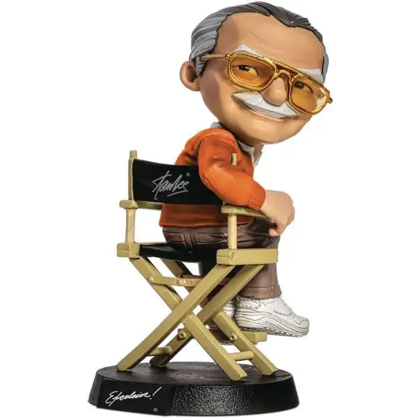 Marvel Mini Co. Stan Lee Exclusive 5.5-Inch Statue [Orange Shirt]