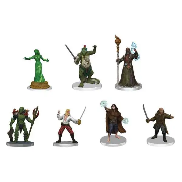 NECA Dungeons & Dragons Icons of the Realms Saltmarsh Premium Figure Set [Box 1]