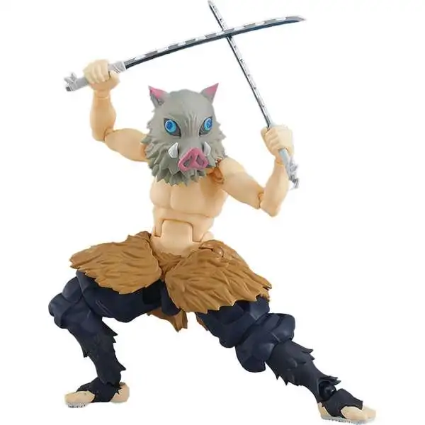 Figma Demon Slayer Inosuke Hashibira Deluxe Action Figure