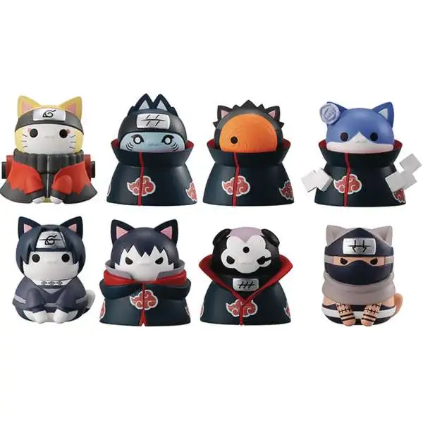 Naruto Nyaruto Defense Battle #1 2-Inch Mystery Box [8 Packs]