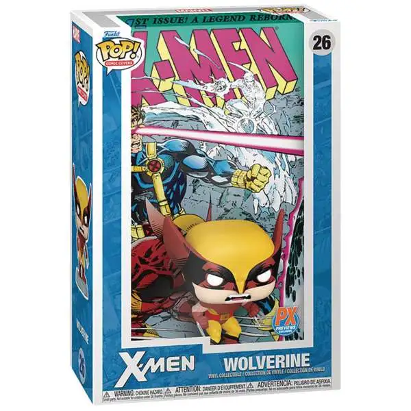 Funko Marvel X-Men POP! Comic Covers Wolverine Exclusive 11-Inch Vinyl Bobble Head [X-Men #1]