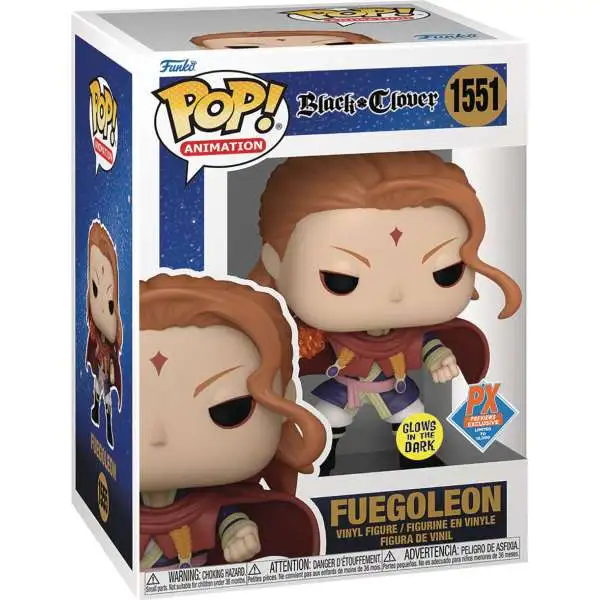 Funko Black Clover POP! Games Fuegoleon Exclusive Vinyl Figure #1551 [Glow-in-the-Dark]