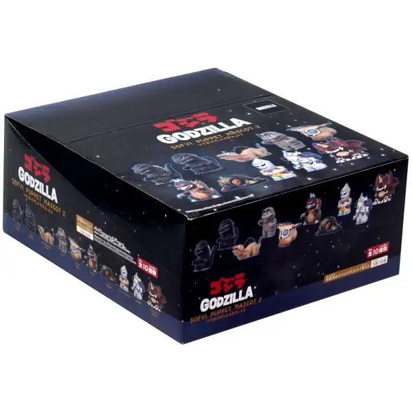 Series 2 Godzilla Ensky Sofvi Finger Puppet 2-Inch Mystery Box [10 Finger Puppets]