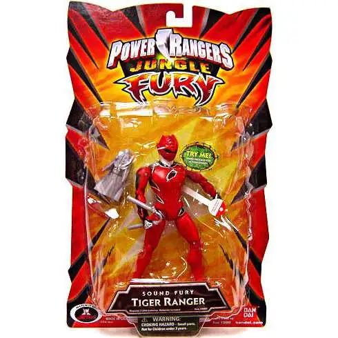 Power Rangers Jungle Fury Sound Fury Tiger Ranger Action Figure