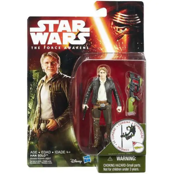 Star Wars The Force Awakens Jungle & Space Han Solo Action Figure