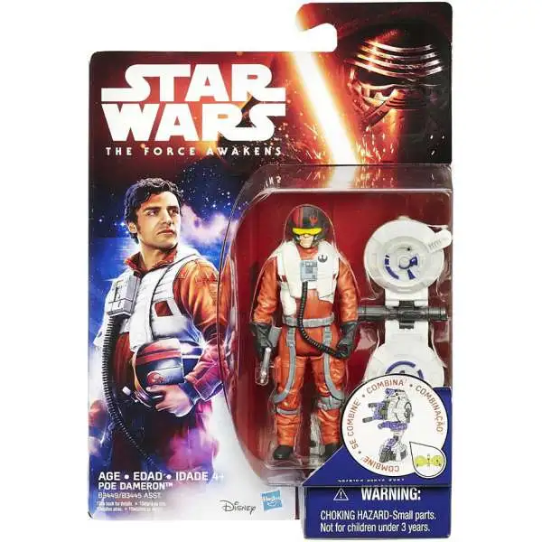 Star Wars The Force Awakens Jungle & Space Poe Dameron Action Figure