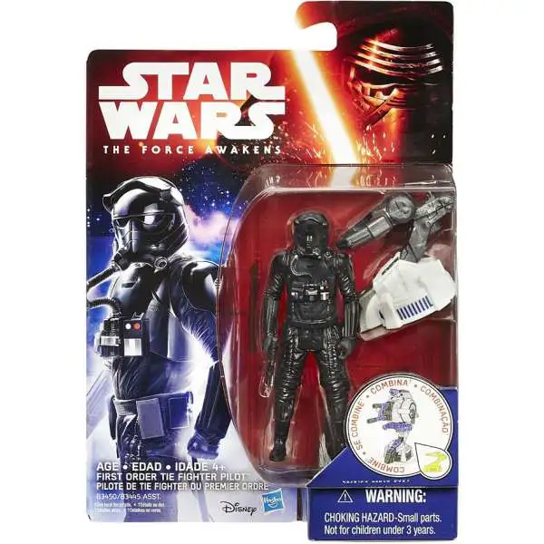 Star Wars The Force Awakens Jungle & Space First Order Tie Fighter Pilot Action Figure