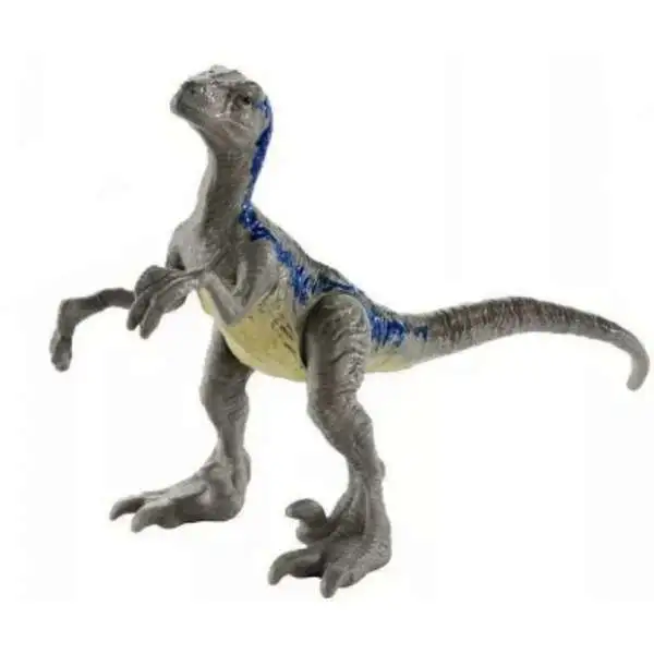 Jurassic World Camp Cretaceous Velociraptor Blue 2-Inch Mini Figure [Loose]