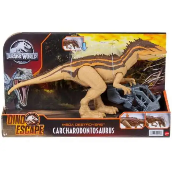 Jurassic World Dino Escape Carcharodontosaurus Action Figure [Mega Destroyer, Brown]