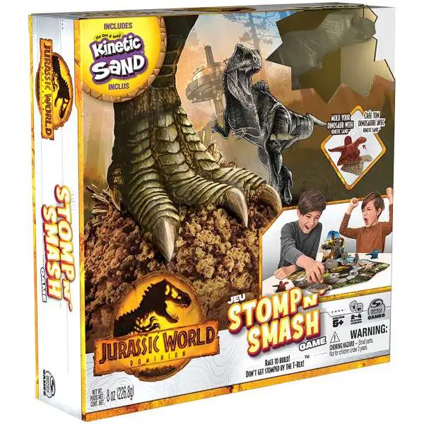Jurassic World Dominion Kinetic Sand Stomp N Smash Game