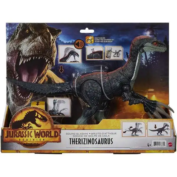 Jurassic World Dominion Sound Slashin' Therizinosaurus Action Figure