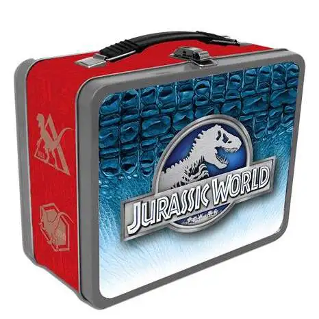 Jurassic World Raptors 8.5-Inch Tin Tote Lunch Box