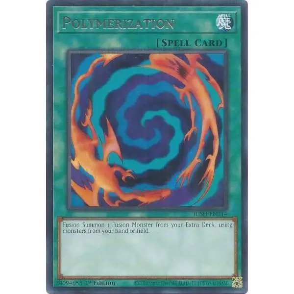 YuGiOh Trading Card Game Justice Hunters Rare Polymerization JUSH-EN014