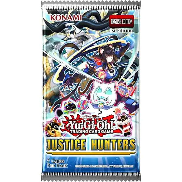 YuGiOh Justice Hunters Booster Box 24 Packs Konami - ToyWiz