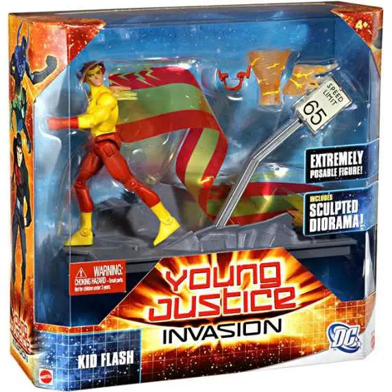 DC Young Justice Invasion Kid Flash Action Figure