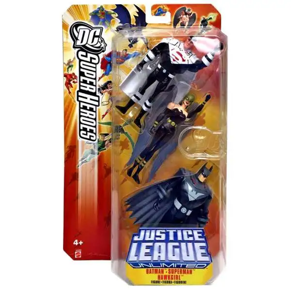 DC Super Heroes Batman, Superman & Hawkgirl Action Figure 3-Pack [Justice Lords]