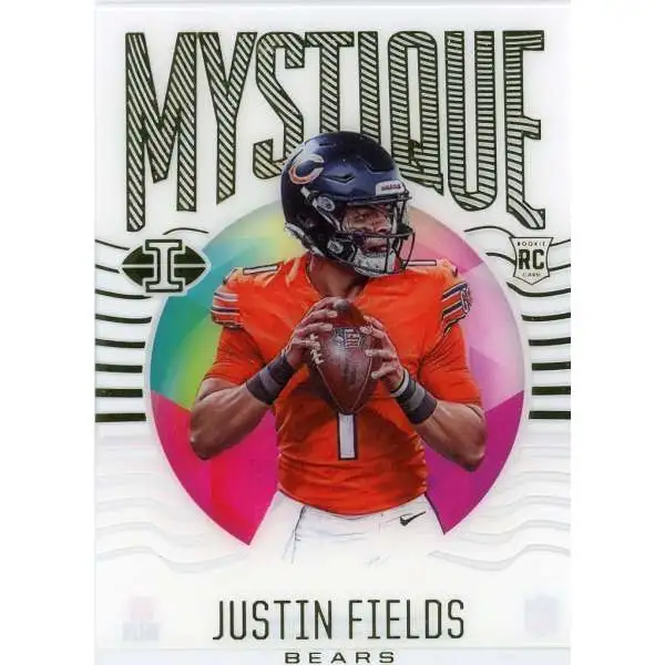 NFL 2021 Panini Prizm Draft Picks Justin Fields Trading Card 192