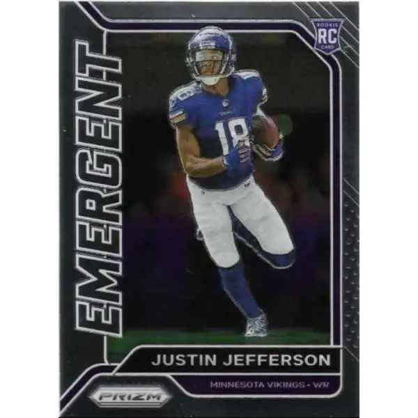 NFL 2020 Panini Prizm Justin Jefferson #10 [Emergent Rookie]