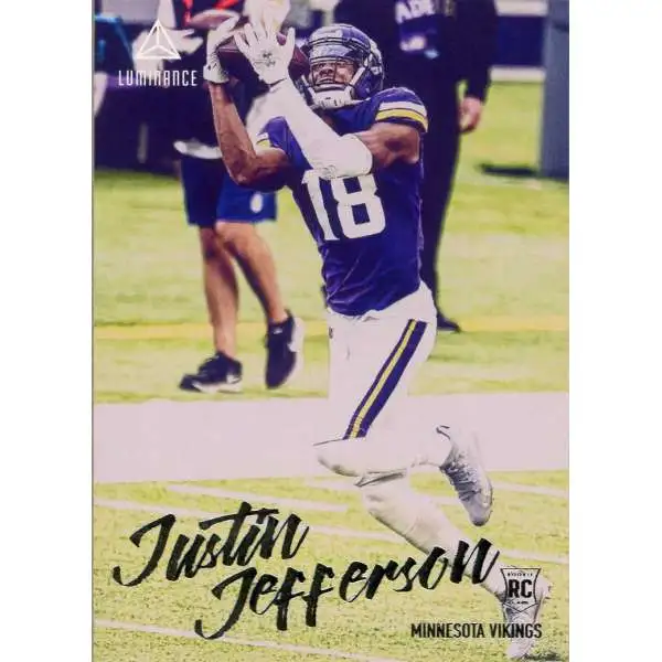 NFL 2020 Panini Chronicles Luminance Justin Jefferson #217 [Rookie]