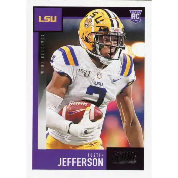 NFL 2020 Panini Score Justin Jefferson #430 [Rookie]