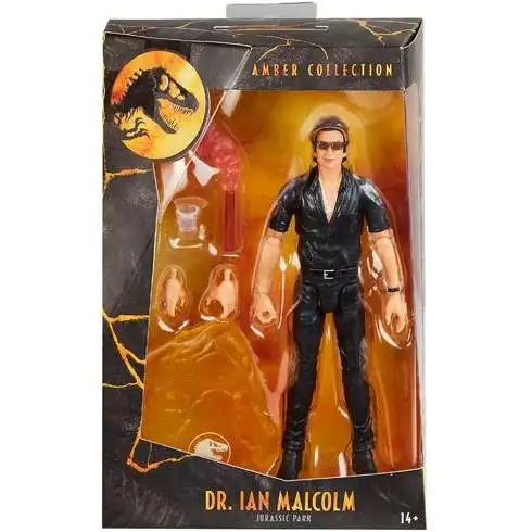 Jurassic Park Amber Collection Ian Malcolm Action Figure