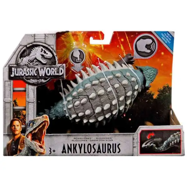 Jurassic World Fallen Kingdom Roarivores Ankylosaurus Action Figure [Damaged Package]
