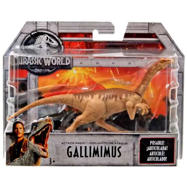 Jurassic World Fallen Kingdom Attack Pack Gallimimus Action Figure