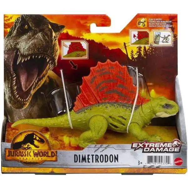 Jurassic World Dominion Extreme Damage Dimetrodon Action Figure [Damaged Package]