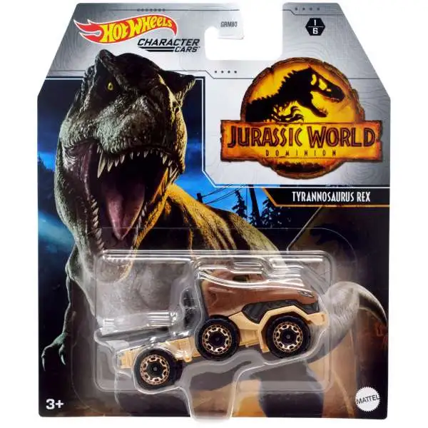 Jurassic World Dominion Hot Wheels Character Cars Tyrannosaurus Rex Die Cast Car [2022]