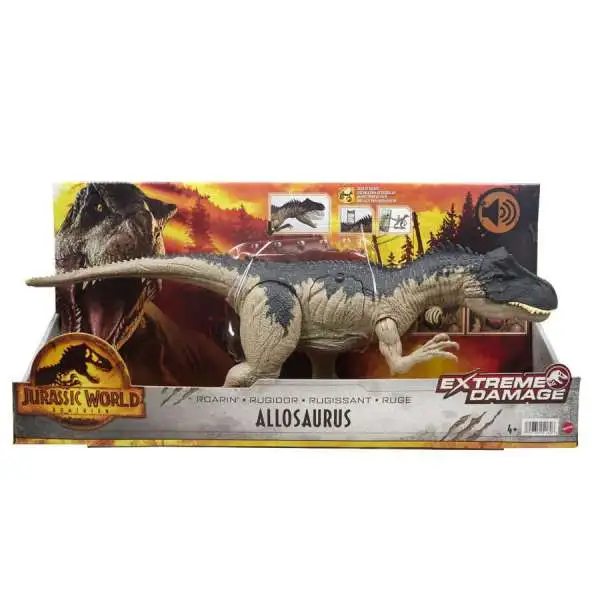 Jurassic World Dominion Extreme Damage Allosaurus Exclusive Action Figure [Roarin']