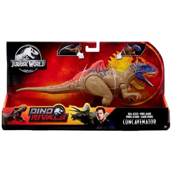 Jurassic World Fallen Kingdom Dino Rivals Concavenator Action Figure [Dual Attack, Brown]