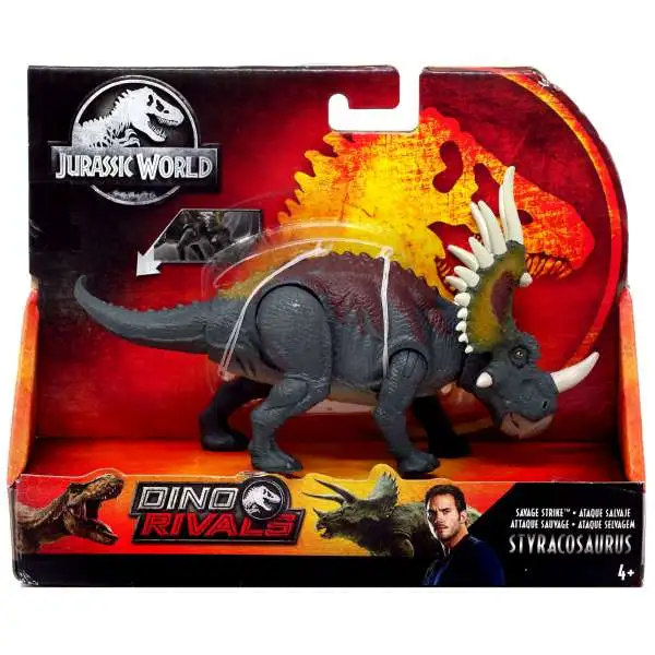 Jurassic World Fallen Kingdom Dino Rivals Styracosaurus Action Figure [Savage Strike]