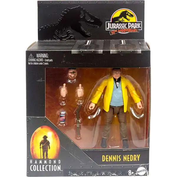 Jurassic World Hammond Collection Dennis Nedry Action Figure