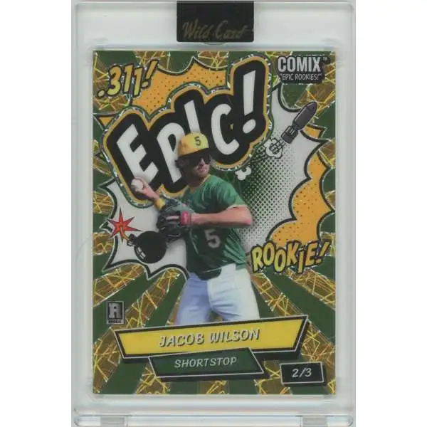 MLB 2025 Wild Card Comix Epic Rookies! 2/3 Epic! Jacob Wilson [Rookie]