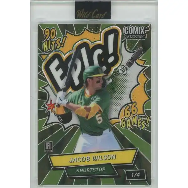 MLB 2025 Wild Card Comix Epic Rookies! 1/4 Epic! Jacob Wilson [Rookie]