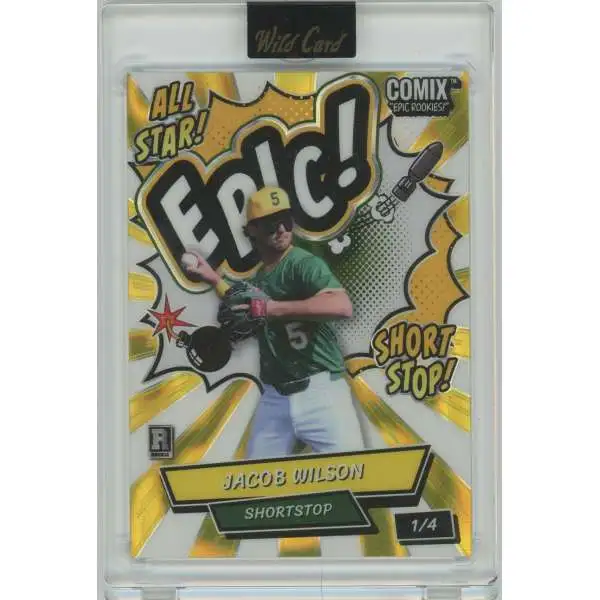 MLB 2025 Wild Card Comix Epic Rookies! 1/4 Epic! Jacob Wilson [Rookie]